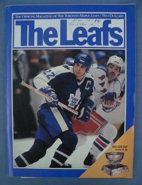 P80 1985 Toronto Maple Leafs